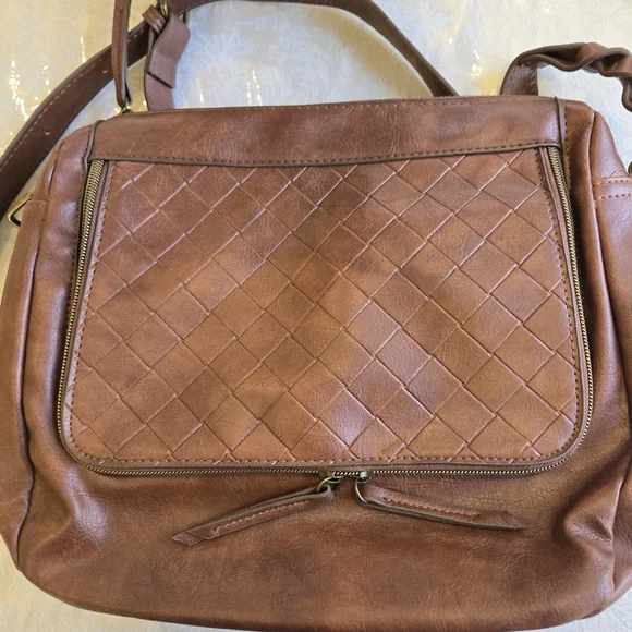 Brown Quilted Crossbody Bag - Picture 7 of 13
